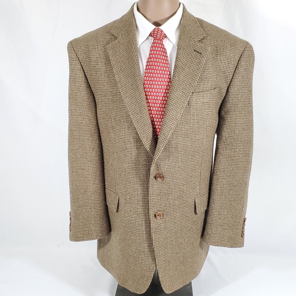 Mens LAUREN RALPH LAUREN Wool Tweed Blazer Jacket